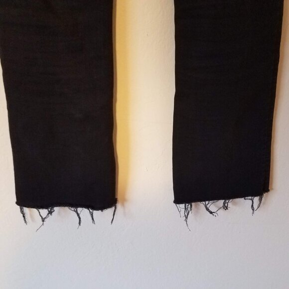 Mother Denim The Hustler Ankle Fray Denim Jeans Size 24 Not Guilty 1117-180 - Picture 10 of 12